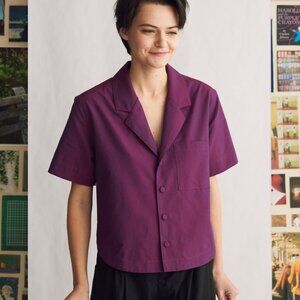 Naomi Nomi The Studio Shirt in Potion Purple Size Medium